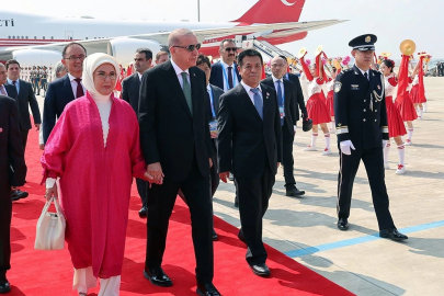 Cumhurbaşkanı Erdoğan Şanghay İşbirliği Örgütü zirvesi için Çin’de