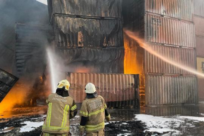 Aliağa'daki Nemport Limanı'nda yangın