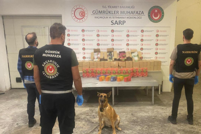 Sarp Sınır Kapısı ve İstanbul'da 601 kilogram uyuşturucu ele geçirildi