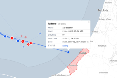 Mikeno gemisi Gazze sınırında
