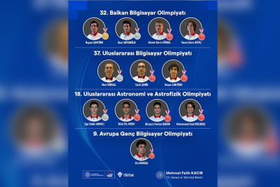 Bakan Kacır'dan bilim olimpiyatlarında madalya kazanan öğrencilere tebrik