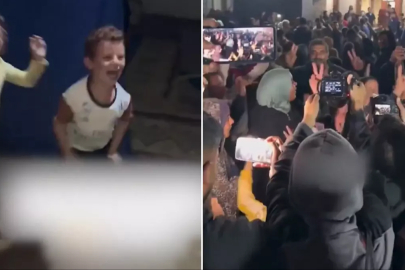 Gazze'de ateşkes kutlaması