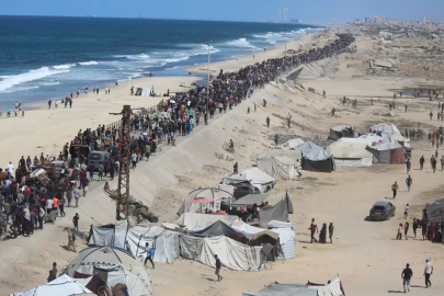 Gazze'den tarihi görüntüler! Eve dönüş başladı