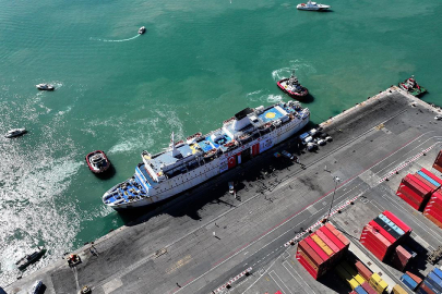 Gazze'ye yardım taşıyan 17. İyilik Gemisi yola çıktı