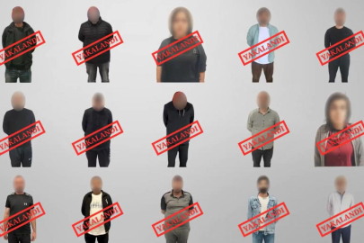 Kırmızı bültenle ve ulusal seviyede aranan 15 kişi Türkiye'ye getirildi