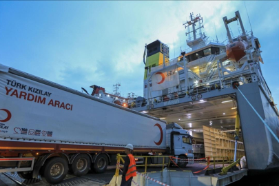 Türk Kızılay'ın "kurban konserveleri" Gazze'ye ulaştı