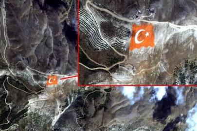 Yeryüzüne sığmayan sevda! Uzaydan görüntülendi