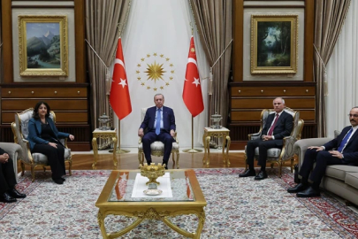 Cumhurbaşkanı Erdoğan DEM Parti heyetini Beştepe’de kabul etti