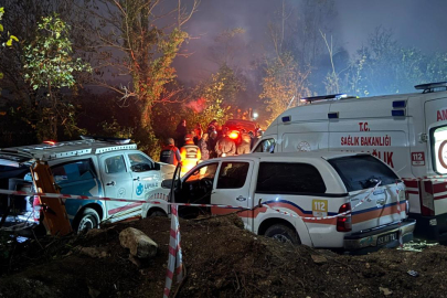 Ordu'da taş ocağı şantiyesinde göçük: Kurtarma çalışmaları sürüyor