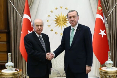 Cumhurbaşkanı Erdoğan Bahçeli ile görüştü