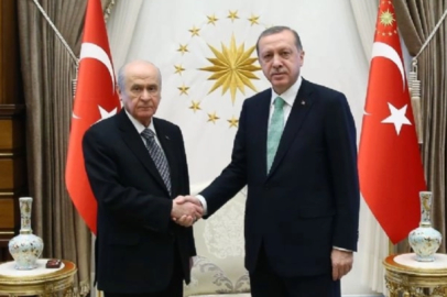 Cumhurbaşkanı Erdoğan Bahçeli ile görüştü