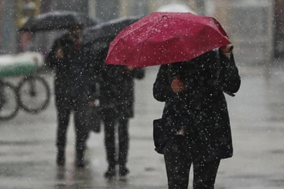 6 il için "sarı" uyarı: Sağanak ve kar yağışına dikkat