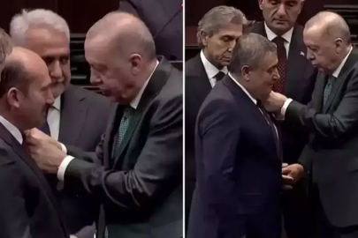 2 belediye daha AK Parti'ye geçti! Cumhurbaşkanı Erdoğan rozetlerini bizzat taktı