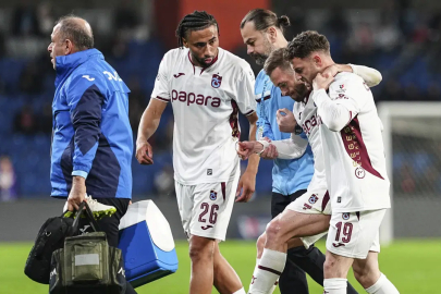 Trabzonspor’da Edin Vişça sakatlığıyla oyunu bıraktı