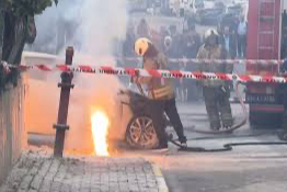 Büyükçekmece’de patlama paniğe neden oldu, elektrik kesildi