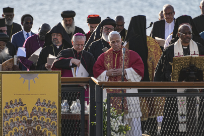 İznik'te tarihi ayin! İlk kez birlikte dua ettiler