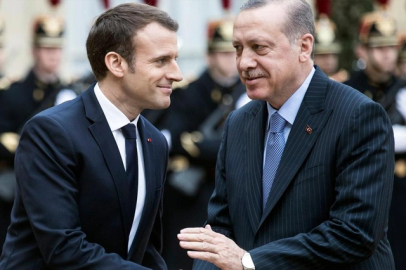 Cumhurbaşkanı Erdoğan, Macron ile görüştü