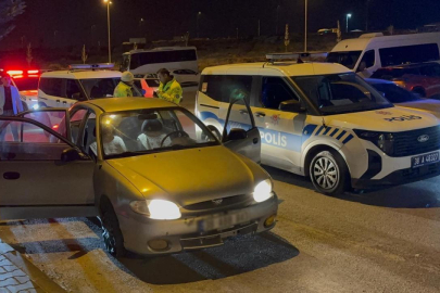 Polise çarpıp kaçan alkollü sürücüye 68 bin lira ceza kesildi