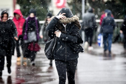 5 il için kuvvetli yağış ve kar uyarısı