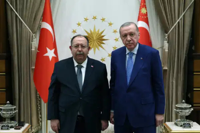 Cumhurbaşkanı Erdoğan YSK Başkanı Ahmet Yener’i Beştepe’de kabul etti