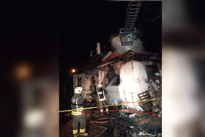 Konya'da ev yangını 1 can aldı