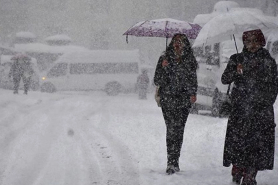38 il için kuvvetli kar yağışı uyarısı