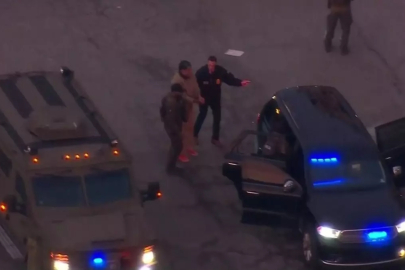 Maduro, ABD mahkemesine götürüldü: New York'tan ilk görüntüler