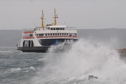 Deniz ulaşımına hava engeli: Bazı seferler iptal edildi