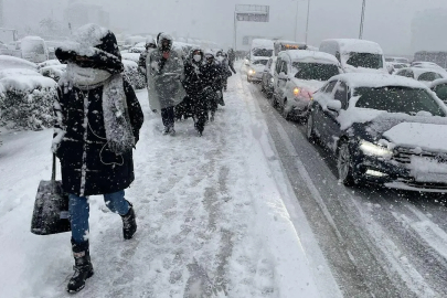 İstanbul'da kar yağışı