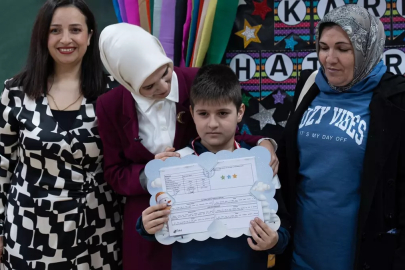 Şehit emaneti Aras Talha'ya karne günü sürprizi: Bakan Göktaş eşlik etti