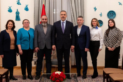 Dışişleri Bakanı Fidan, Vilnius'ta Tatar ve Karay toplumu temsilcileriyle görüştü