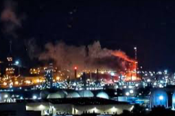 Kocaeli’de Tüpraş rafinerisinde benzin tankında patlama