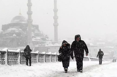 İstanbul için uyarı yapıldı... Kar ve soğuk hava etkili olacak