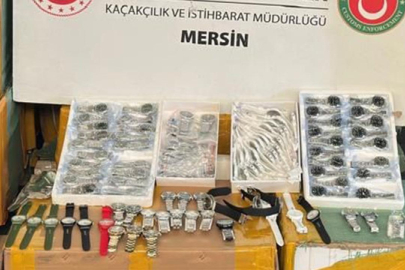 1,5 milyar lira değerinde 116 bin kaçak kol saati ele geçirildi