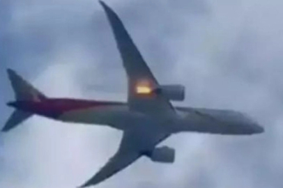 THY uçağında yangın paniği!