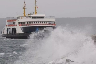 Bozcaada ve Gökçeada seferlerine fırtına engeli