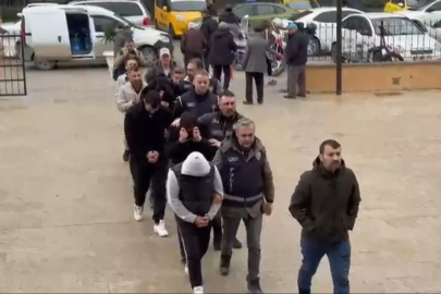 ''Casperlar'' suç örgütüne darbe: 7'si polis 14 tutuklama