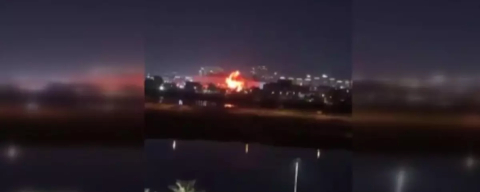 Misilleme saldırısı! ABD Büyükelçiliğine füze yağdı