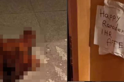 Türk aileye İslamofobik saldırı! Ramazan ayında kapılarına bıraktılar