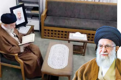 Dikkat çeken detay! Hamaney'in son görüntüsü paylaşıldı