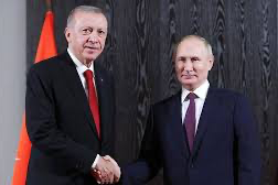 Cumhurbaşkanı Erdoğan Putin ile görüştü