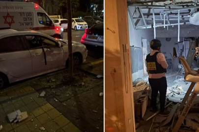 İran'dan füze saldırısı! İsrail'in birçok bölgesi yerle bir