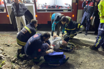 Tekirdağ'da faciadan dönüldü: Araç uçurumdan denize düştü