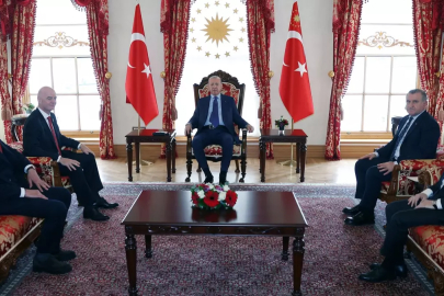 Cumhurbaşkanı Erdoğan, FIFA Başkanı Infantino'yu kabul etti