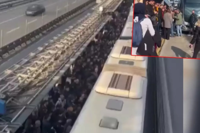 İstanbul'da metrobüs hattında ulaşım kilidi: Yolcular yolu kapattı