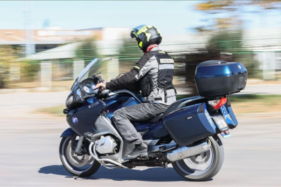 Motosiklet kazalarını azaltmak için düğmeye basıldı
