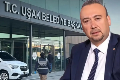 Tutuklu eski Uşak Belediye Başkanı Yalım ek ifade için adliyeye götürülüyor