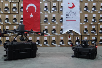 Sınır güvenliği için 391 dron envantere alındı