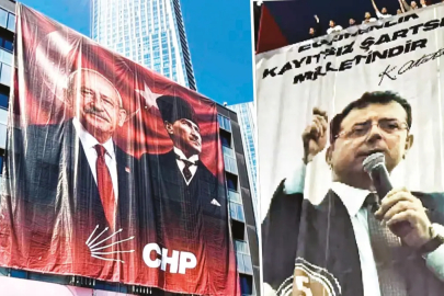 Tansiyon yine yükseldi! CHP'de şimdi de poster savaşı