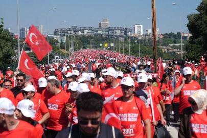 Tarihi direnişin 10. yılı! 15 Temmuz Şehitler Köprüsü'nde “İrade Bizim, Zafer Bizim Yürüyüşü''